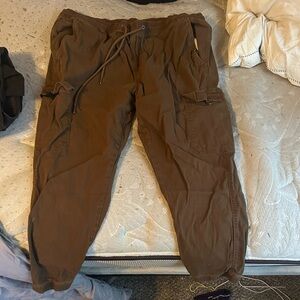 Diamond Supply Company brown joggers